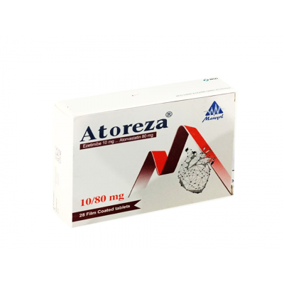 ATOREZA 10 / 80 MG ( EZETIMIBE / ATORVASTATIN ) 28 FILM-COATED TABLETS